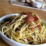Oriental Sausage Pasta