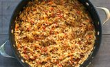 Orzo With Meat Casserole