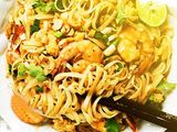 Pad Thai Noodles With Mix Seafood