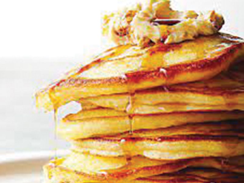 Butter And Maple Syrup Pancake