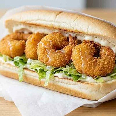Breaded Shrimp Sandwich