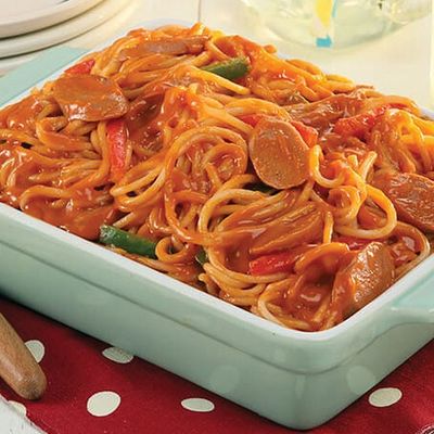 Hot Dog Pasta