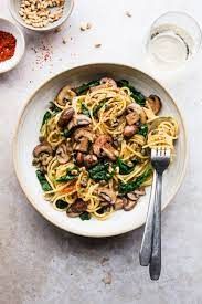Mushroom And Vegetables Pasta