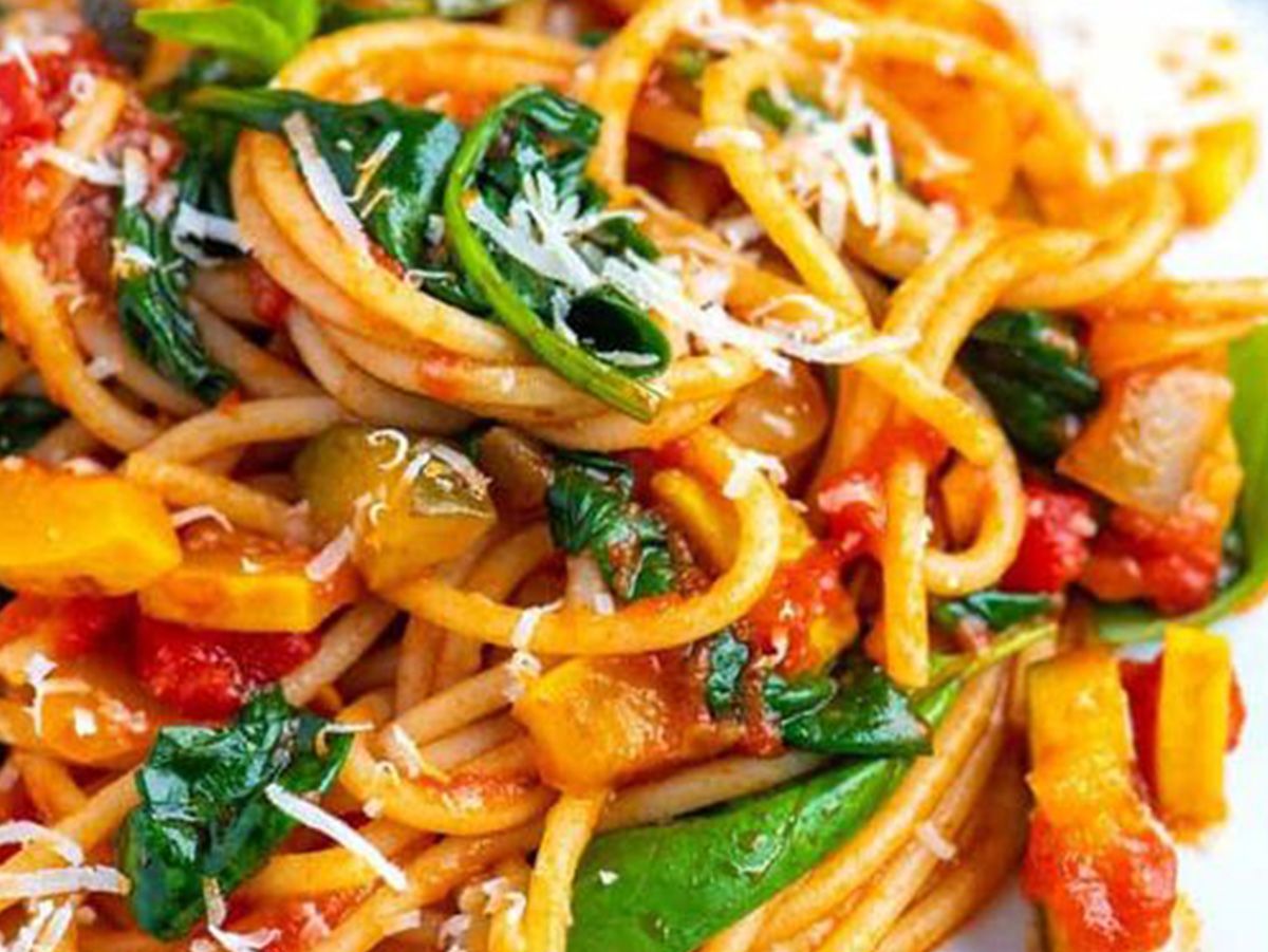 Fasting Vegetables Pasta