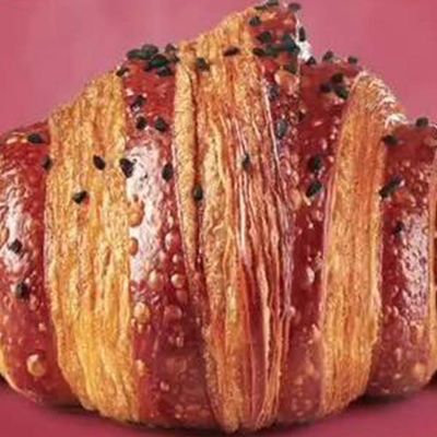 Pastrami and Cheese croissant