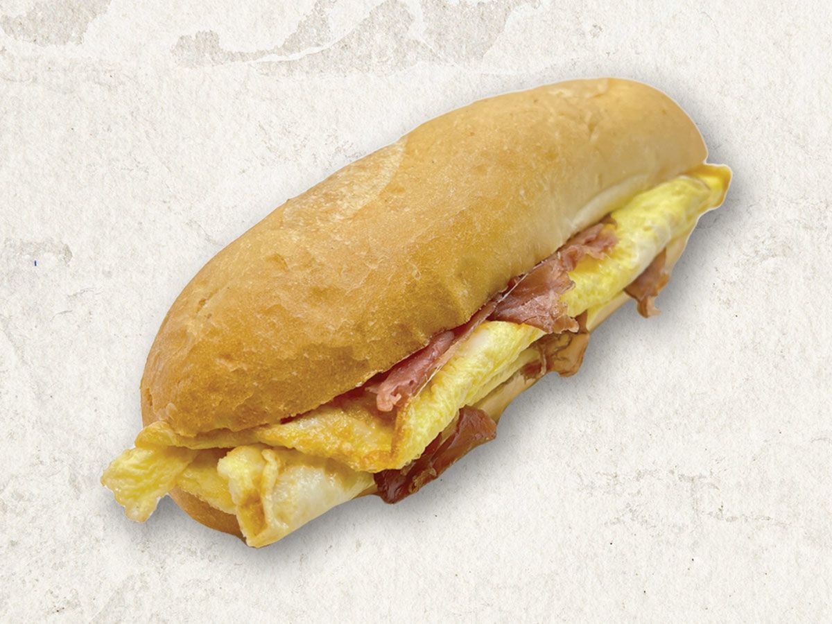 Pastrami Omelette Sandwich