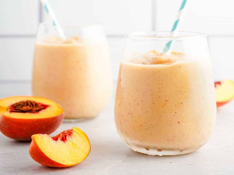 Passion Fruit With Peach Smoothie