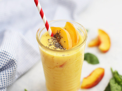 Peach With Mango Smoothie