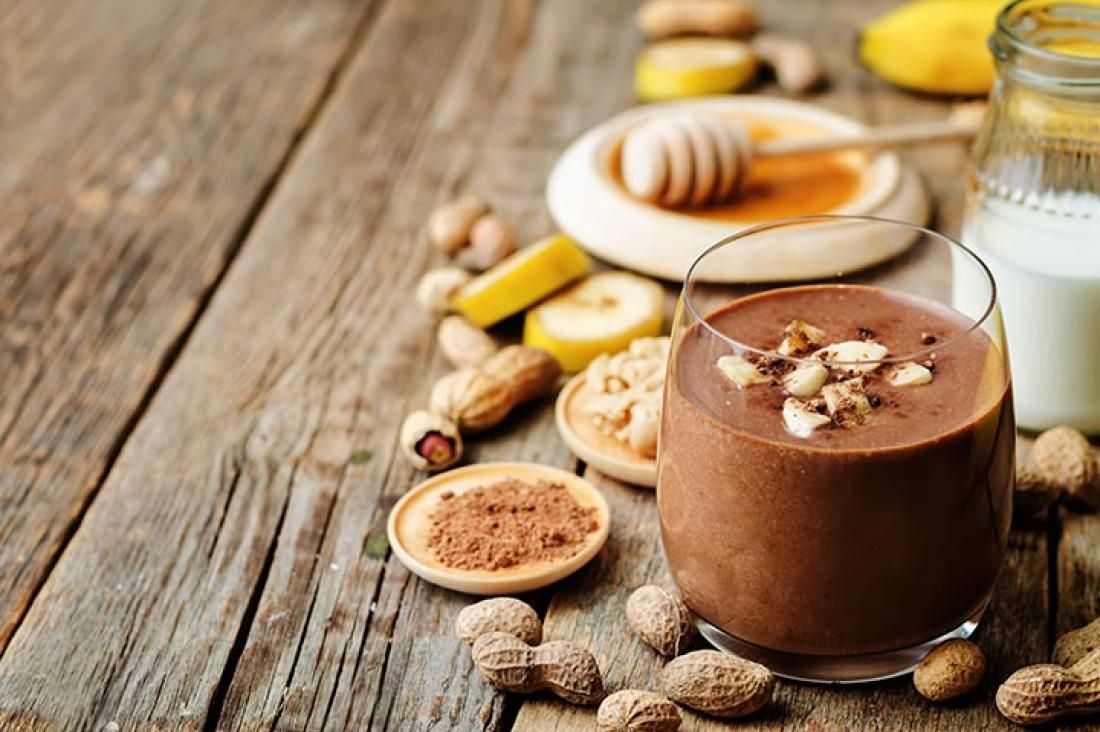 Peanut With Chocolate Juice