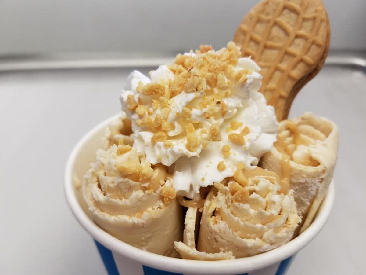 Peanut Butter Ice Roll