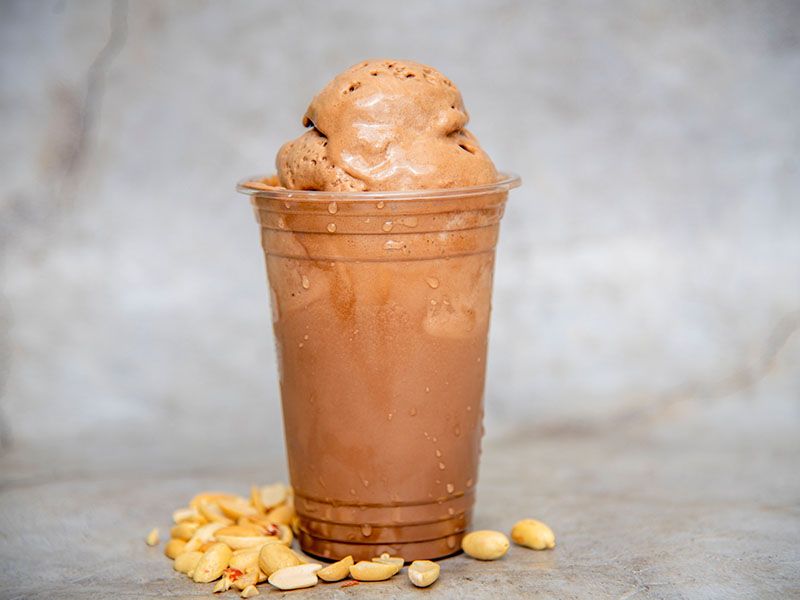 Peanut With Chocolate Juice