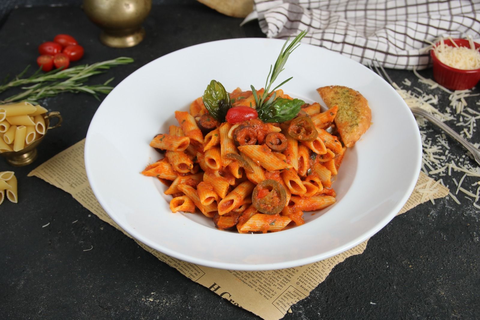 Penna Arrabbiata Pasta hot or normal