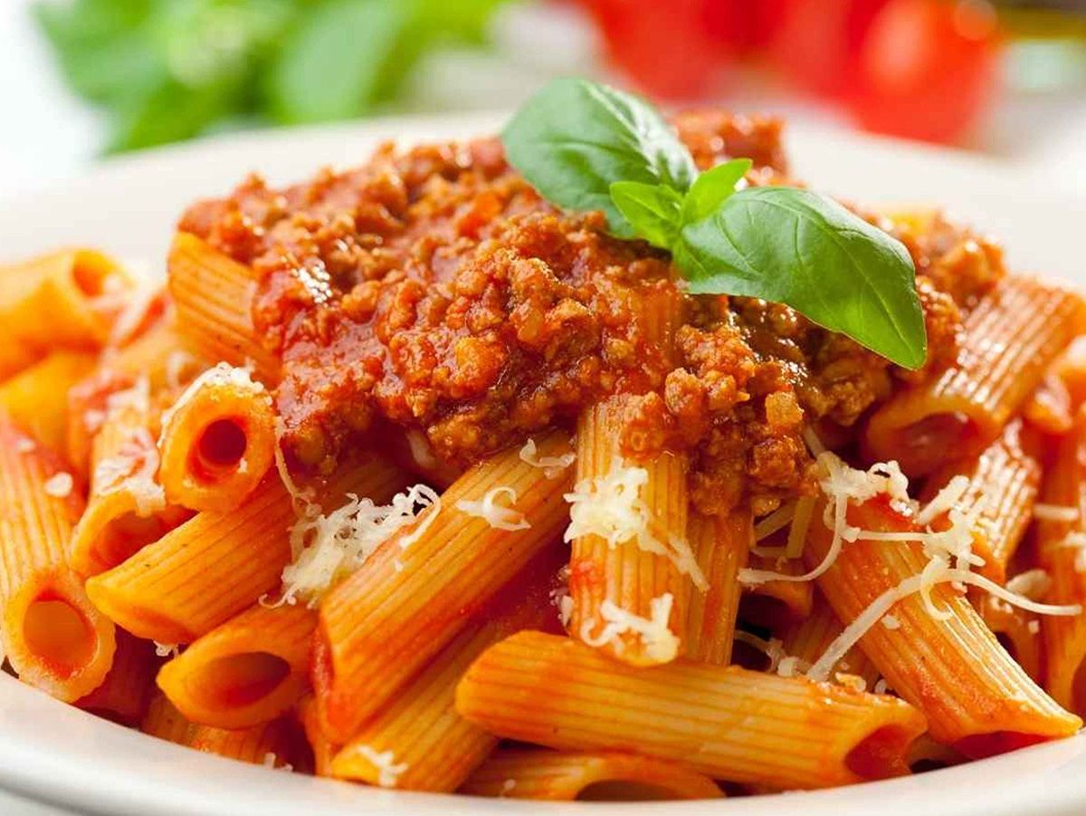Penne Bolognese Minced meat