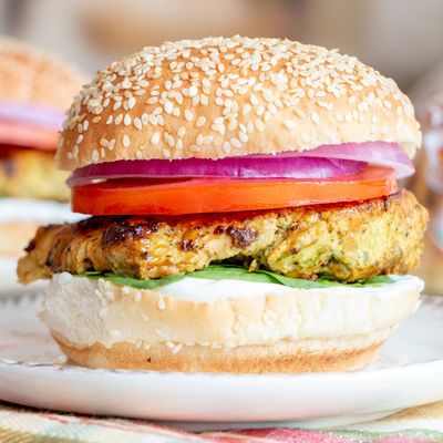 Pesto Chicken Burger Sandwich