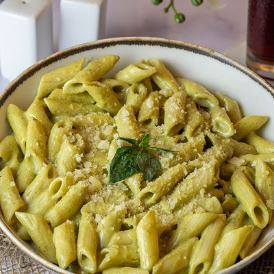 Chicken Pesto Pasta Plate