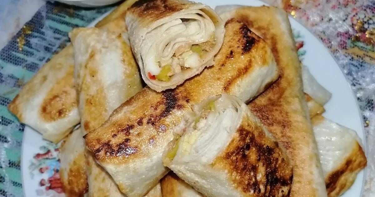 Crispy Chicken Pane Syrian Saj Sandwich