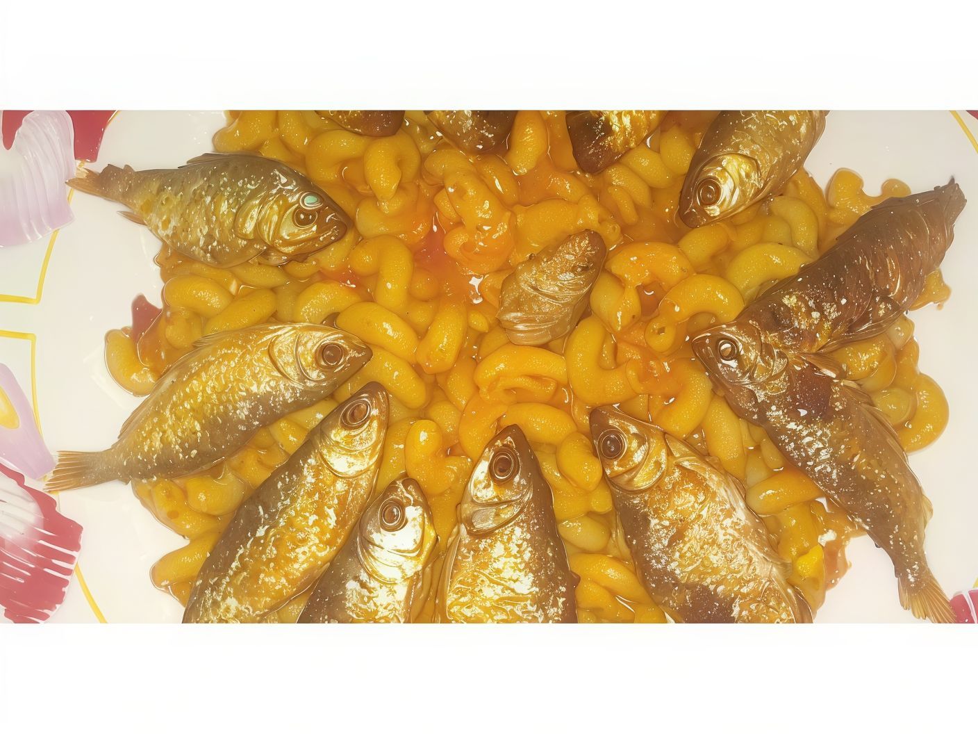 Fried Macaroni Fish