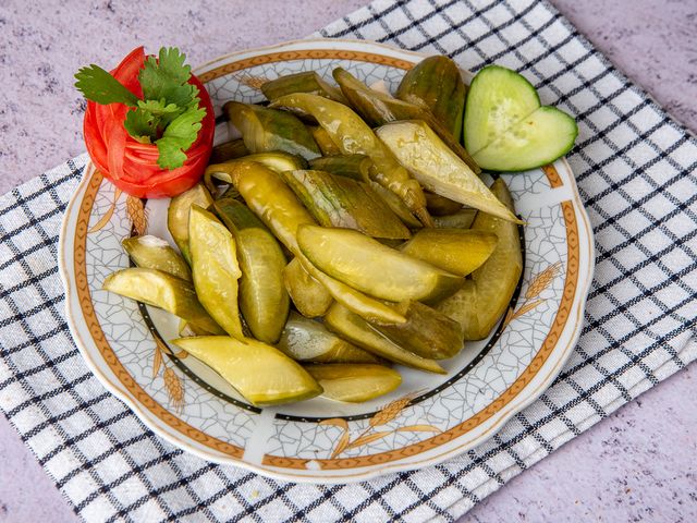 Pickled Cucumber Platter