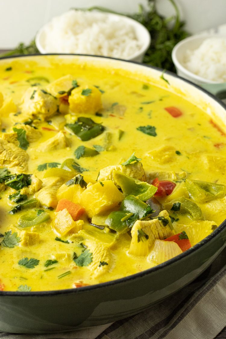 Chicken Curry with pineapple