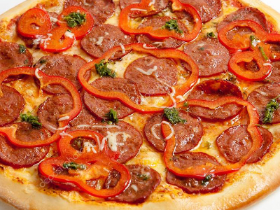 Armenian Sausage Pizza