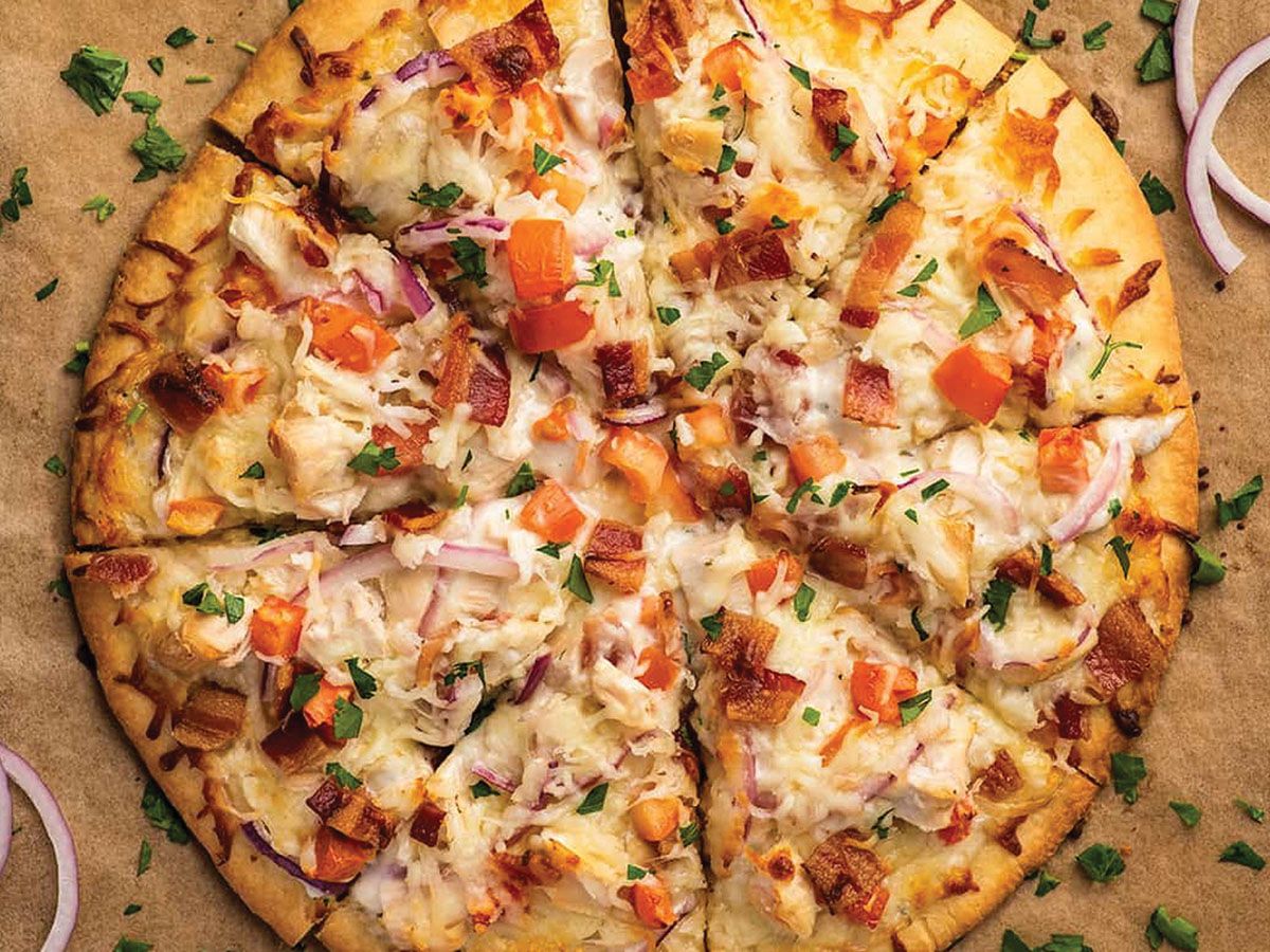 chicken ranch pizza
