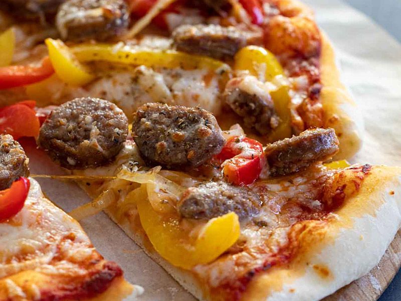 Sausage Oriental Pizza