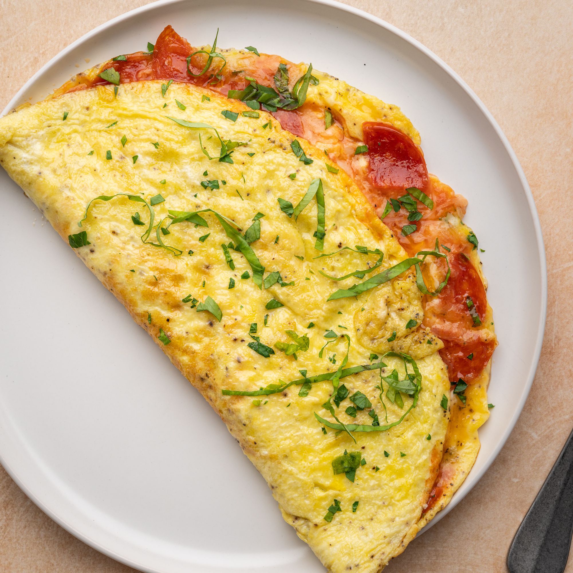 Pepproni Omelette