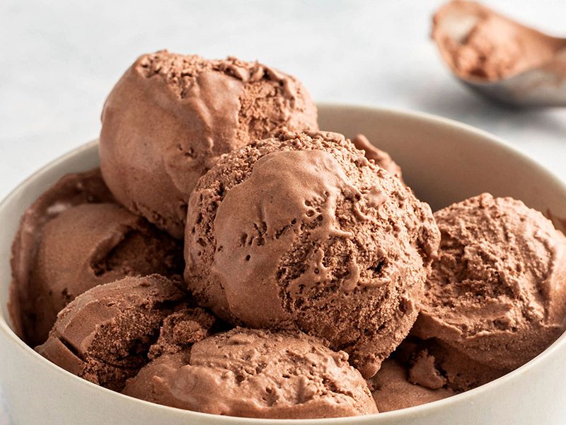 Plain Chocolate Ice Cream Cup