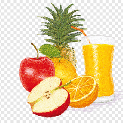 Orange Apple Pineapple