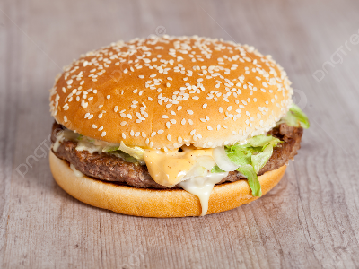 Beef Burger With Chesse Sandwich