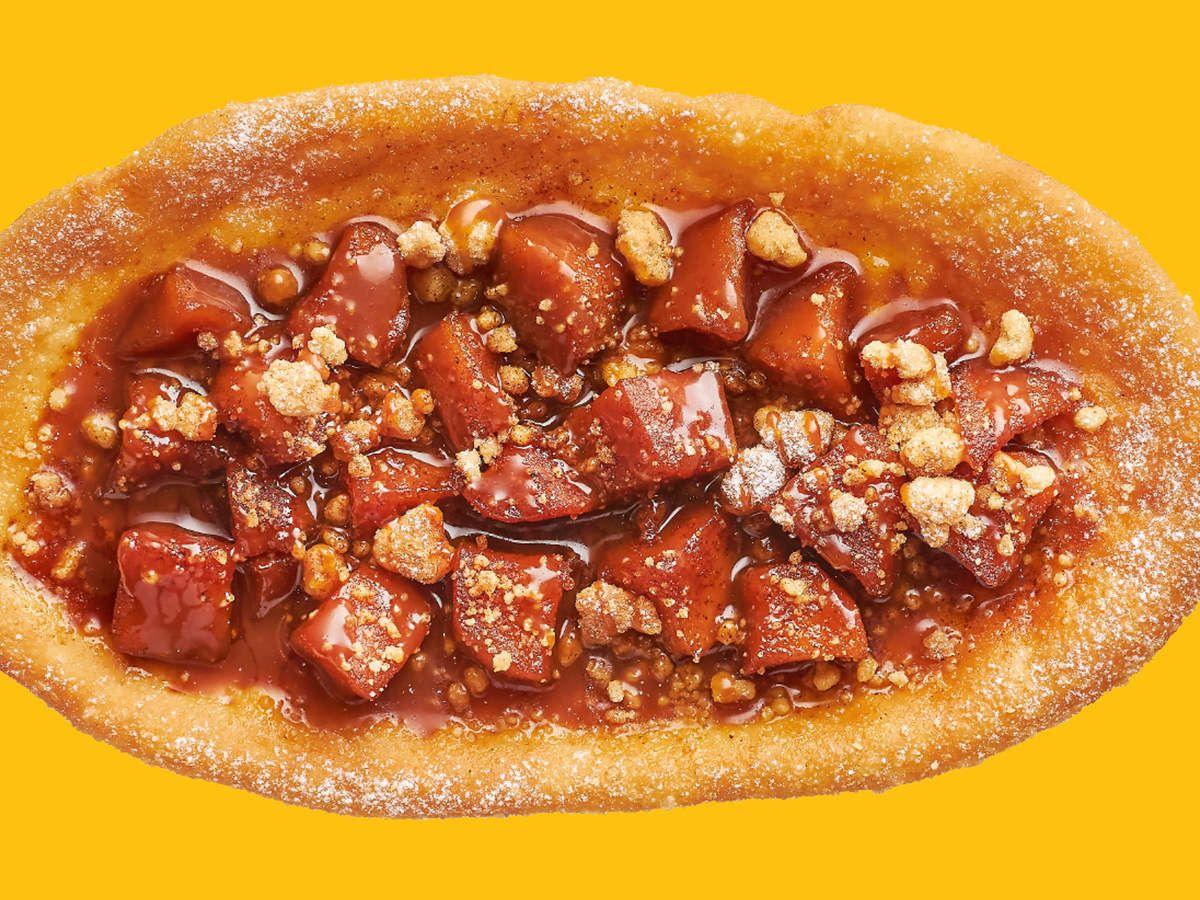 Apple Pie Canoe Bun