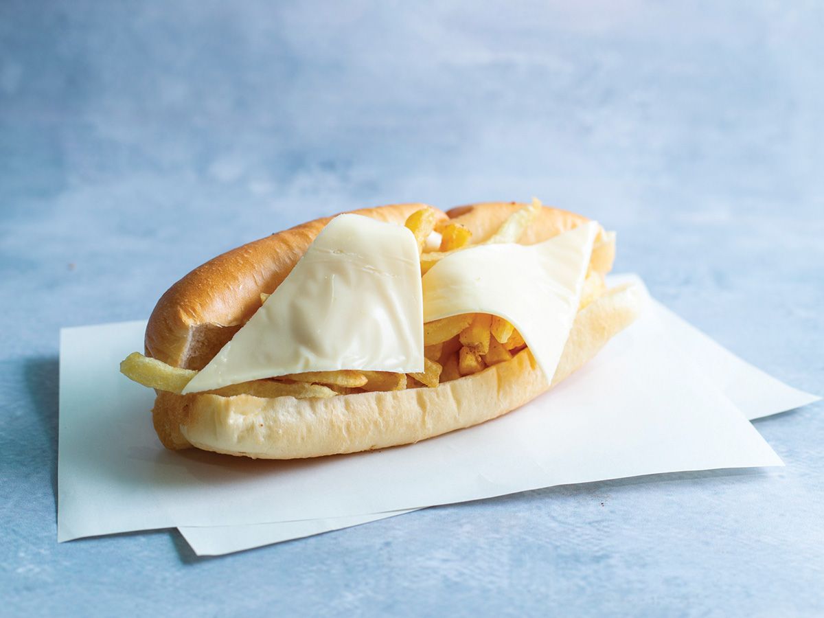 Potatoes With 1 Piece Cheddar Cheese Fino Sandwich