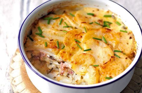 Potatoes With Cheese Pan