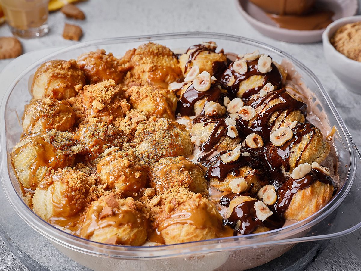 Profiteroles Nutella And Lotus - 1 Piece