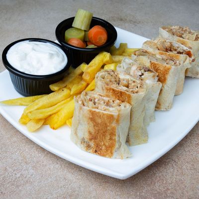 Arabic Chicken Shawarma Meal