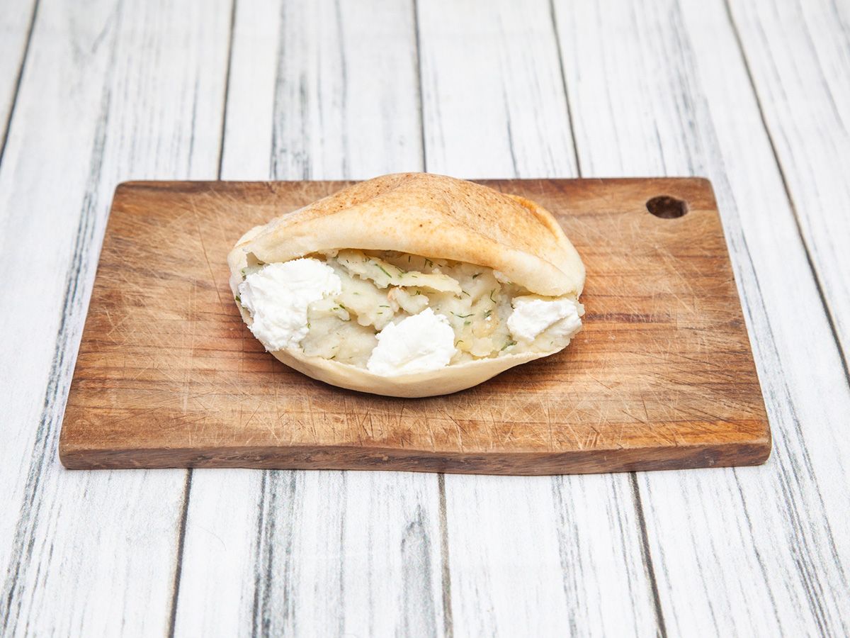 puree Cream and milk Shami or Baladii Sandwich