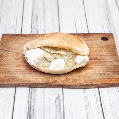puree Cream and milk Shami or Baladii Sandwich