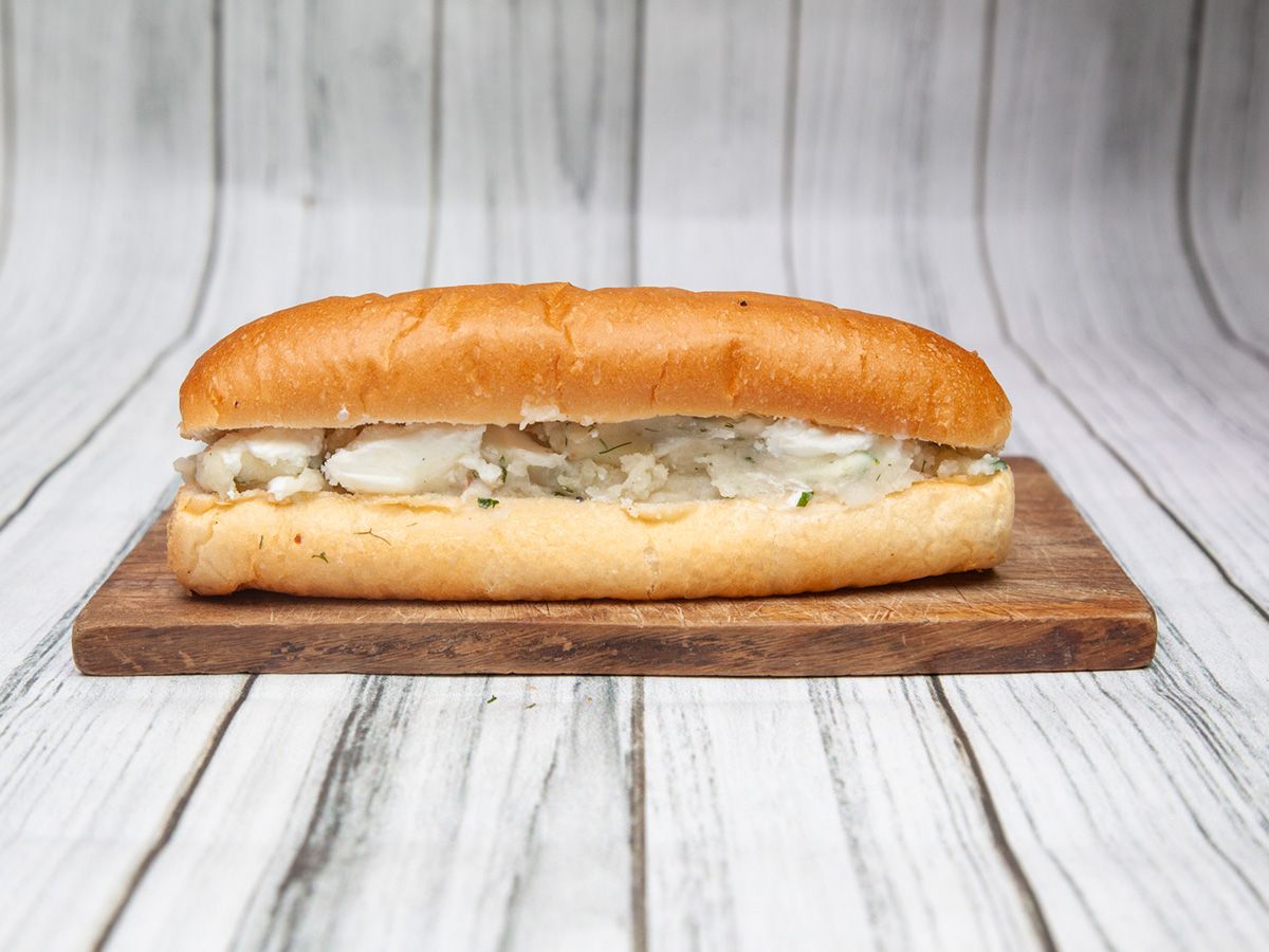 puree Cream and milk bun or french Sandwich