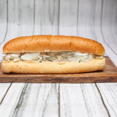 puree Cream and milk bun or french Sandwich