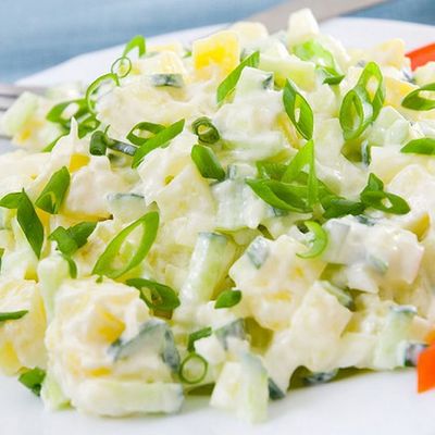 Puree Potatoes With Fried Eggs Box