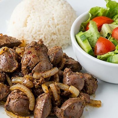 1/4 Liver and Gizzards Meal