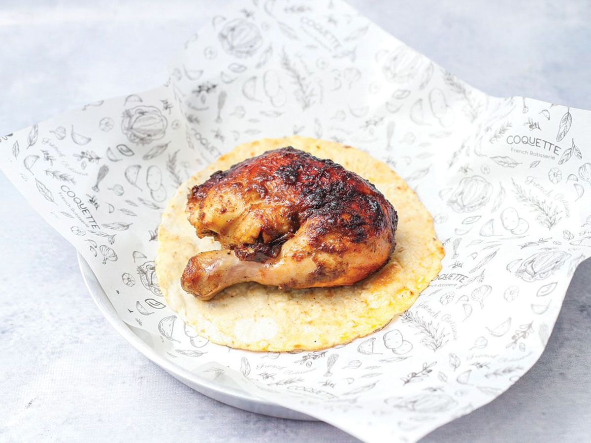 1/4 chicken thigh meal