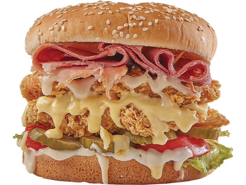 Chicken Ranch burger