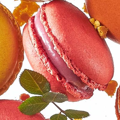 Raspberry Macaron