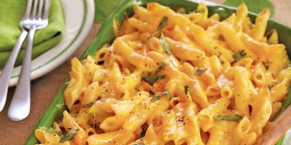 Mix Meat With Mozzarella Cheese Pasta