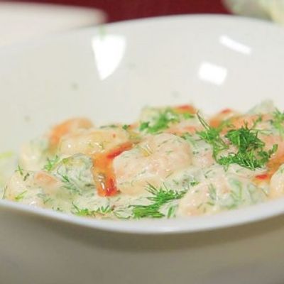 Shrimp With Mayonnaise Salad