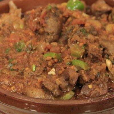 Orzo With Liver And Giblets Casserole