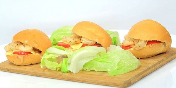 Shrimp Burger Sandwich