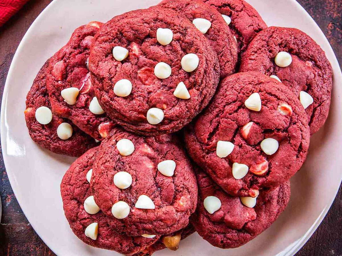 Red Fluffy Cookies