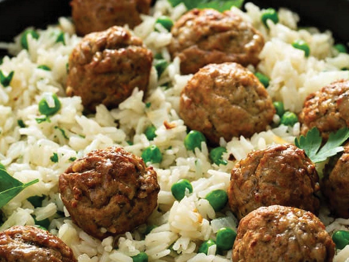 Meat Balls Rice